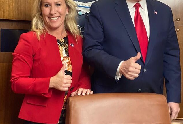 Donald Trump called Marjorie Taylor Greene's resignation 'great news for the country' in his first reaction to his former ally's statement calling it quits