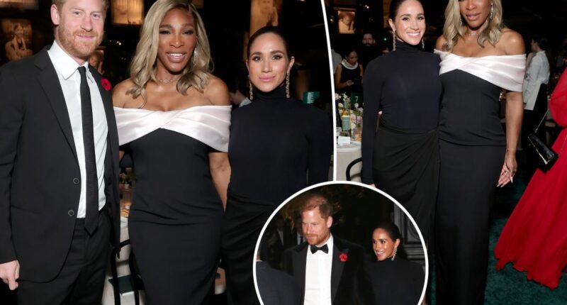 Prince Harry, Meghan Markle support pal Serena Williams at Baby2Baby Gala before attending Kris Jenner's party