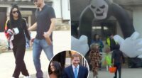 Prince Harry and Meghan Markle go trick-or-treating with kids Prince Archie, 6, and Princess Lilibet, 4