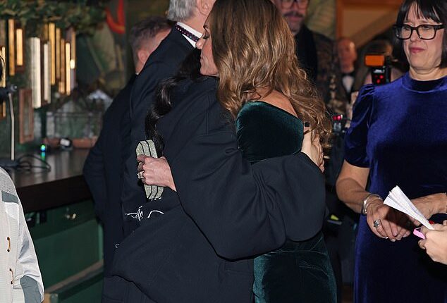 This is the moment the Princess Of Wales shared a warm embrace with Jessie J, after battling through their own cancer journeys