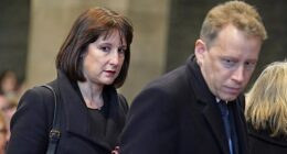 Rachel Reeves was warned by a second firm of estate agents that she needed a licence to let out her family home, The Mail on Sunday has been told. Pictured: The Chancellor with her husband, Nicholas Jocey
