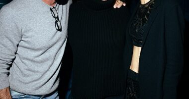 Rarely-seen country icon Tim McGraw, 58, stepped out with wife Faith Hill to support their nepo baby daughter Audrey as she performed at the Silver Lining Lounge in NYC on Thursday