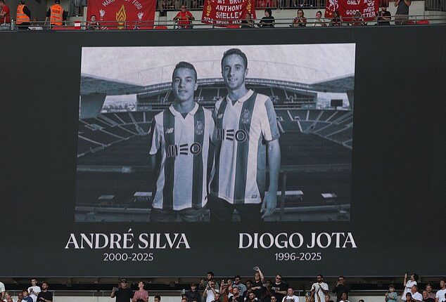 In an attempt to pay tribute to Andre Silva and Diogo Jota, Real Madrid inadvertently included the wrong photo