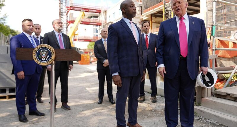 Donald Trump's housing tsar has sparked panic in the White House after convincing the president to back a 'moronic' 50-year mortgage plan following an impromptu presentation at his golf club in Palm Beach. Bill Pulte arrived at Trump International Golf Club carrying what one onlooker described as a school-project-style display titled 'Great American Presidents.' At its center was a photo of Franklin D. Roosevelt labeled '30-year mortgage', besides a picture of Donald Trump with '50-year mortgage' scrawled underneath.