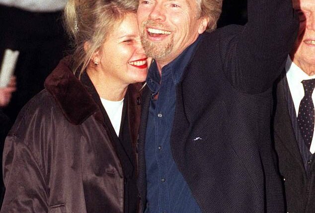 On Monday, Sir Richard Branson shared a photo of himself with his partner of 50 years Lady Joan, captioning the image: 'Love this photo of Joan'