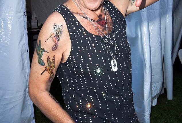 Richard Simmons' palatial mansion located above the legendary Sunset Strip has undergone a price reduction just five months after it was put on the market; pictured 2013