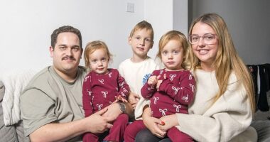 Difficult decisions: Crichton now looks after her children full-time, as the cost of childcare is more than she would earn in her career as a mental health support worker