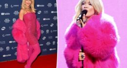 Rita Ora gives major Barbie vibes in head-to-toe pink for the 2025 Music Industry Trusts Awards