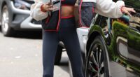 Roxy Jacenko, 45, showed off her trim frame on Friday as she stepped out in Sydney wearing very tight activewear to a beauty appointment