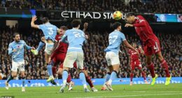 Roy Keane has pointed the blame at one Liverpool star after Virgil van Dijk's first-half header was controversially ruled out for offside
