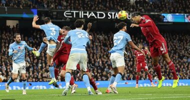 Roy Keane has pointed the blame at one Liverpool star after Virgil van Dijk's first-half header was controversially ruled out for offside