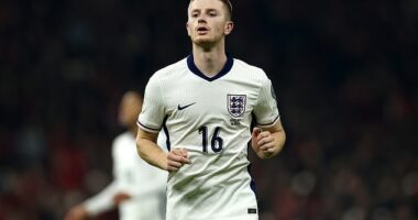 Adam Wharton made his return to the England starting eleven against Albania today