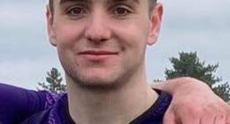 Archie Prosser, 22, (pictured) had to undergo emergency surgery after being attacked by Courtney Fry whilst on a night out with friends on October 12, 2022