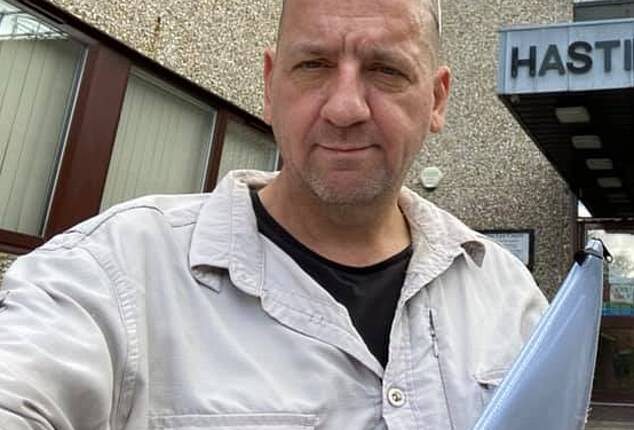 Pierre Frenette (pictured), 60, and his wife Donna are claiming they were wrongfully arrested after the death of Pierre's father Peter Frenette, 80, in 2023