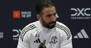 Ruben Amorim has responded to Cristiano Ronaldo's criticism of Manchester United this week