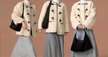 SPOT THE DUPE: One of these duffle coats is just £50, and one costs £2,160. Can you tell which is which?