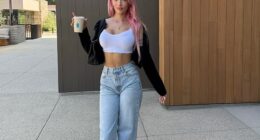 Denise Richards' daughter Sami Sheen felt compelled to remind her combined 489K following that 'social media is fake' as well as the many surgical enhancements she's done to herself (pictured September 10)