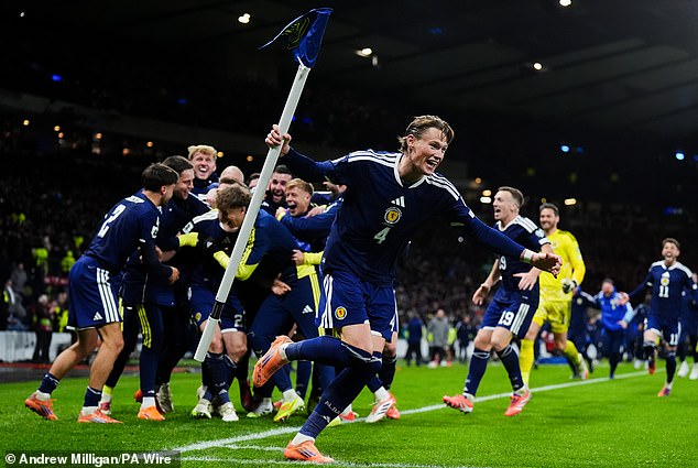 Scotland qualified for the World Cup in dramatic fashion with a 4-2 triumph over Denmark