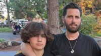 Scott Disick was seriously considering moving to New York City to be closer to his unnamed girlfriend, even selling his boat, but his 15-year-old son Mason managed to change his mind (pictured in 2023)