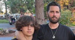 Scott Disick was seriously considering moving to New York City to be closer to his unnamed girlfriend, even selling his boat, but his 15-year-old son Mason managed to change his mind (pictured in 2023)