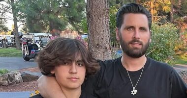 Scott Disick was seriously considering moving to New York City to be closer to his unnamed girlfriend, even selling his boat, but his 15-year-old son Mason managed to change his mind (pictured in 2023)