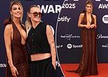 Selling Sunset star Chrishell Stause puts on busty display in daring gown at the ARIA Awards as she puts on loved-up show with Aussie partner G-Flip