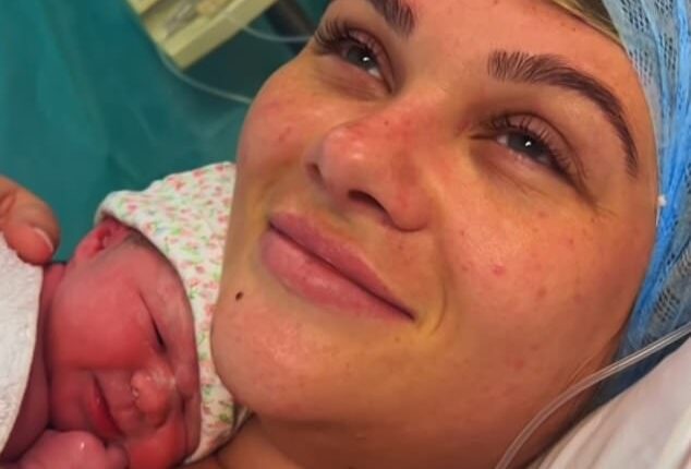 Shaughna Phillips has given birth to her second child with her boyfriend Billy Webb, she announced on Instagram on Sunday