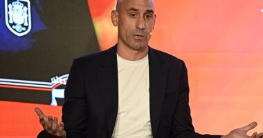 Disgraced former Spanish football chief Luis Rubiales launched his new book on Thursday