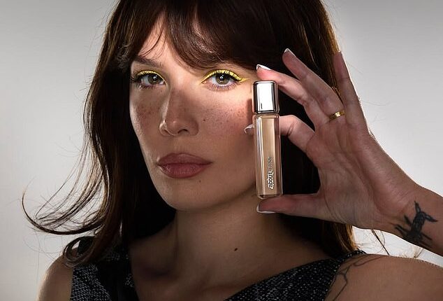 Last week, Halsey - who launched her makeup line, About-Face Beauty, in 2021 - revealed her new concealers in an Instagram post