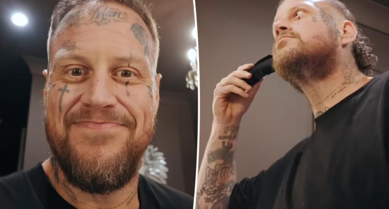 Slimmed-down Jelly Roll reveals dramatic new look after shaving his face