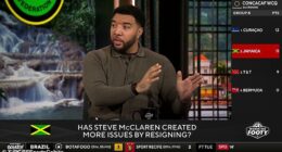 Troy Deeney has hit out at Steve McClaren for resigning as Jamaica manager on Tuesday night