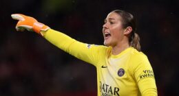 The rain teemed down relentlessly on Old Trafford as Mary Earps returned to her former club