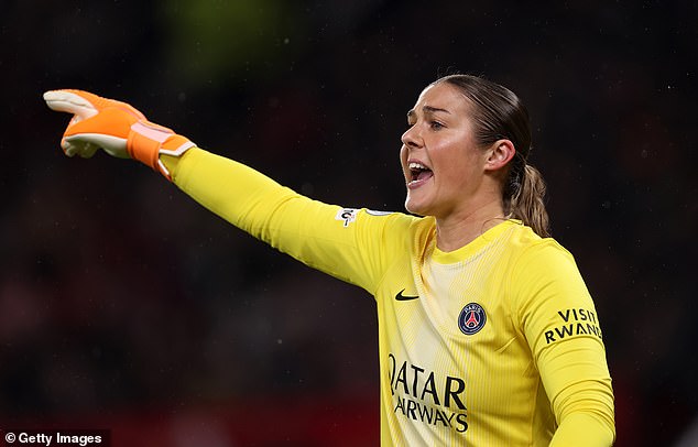 The rain teemed down relentlessly on Old Trafford as Mary Earps returned to her former club