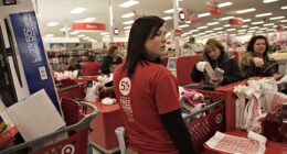 Target's in-store employees have been told they must always look happy when near to customers