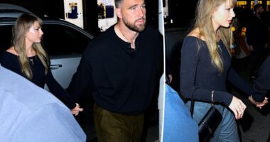 Taylor Swift and Travis Kelce hold hands on NYC date night