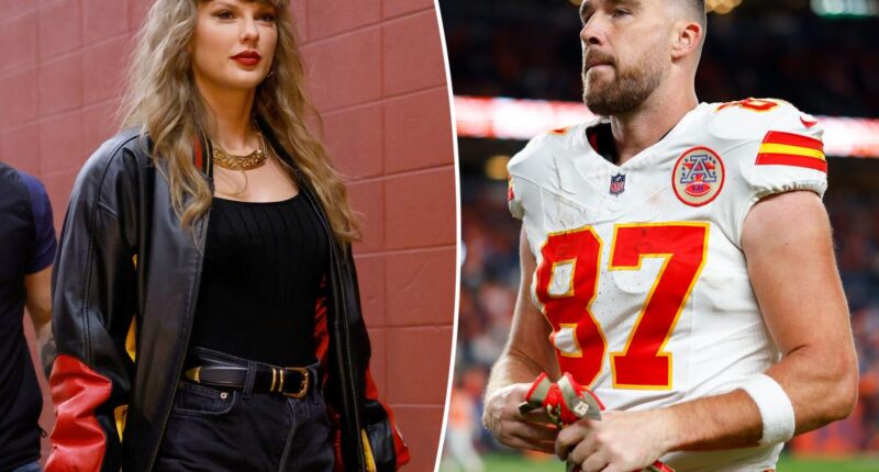 Taylor Swift jumps for joy supporting Travis Kelce at Chiefs vs. Colts game