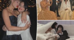 Taylor Swift shares sweet moment with pal Selena Gomez in new wedding photo