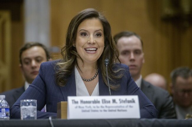 That Damp, Warm, Wet Spot on Hochul's Neck Is Elise Stefanik's Breath – HotAir