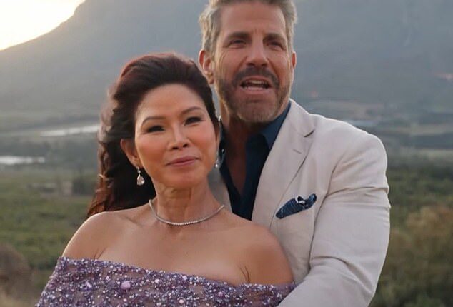 Australia's first ever Golden Bachelor Barry 'Bear' Myrden gave his heart to Sydney-based CEO Sunny on Sunday night in an epic grand finale. Pictured: Barry 'Bear' Myrden and Sunny