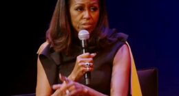 The View co-host Alyssa Farah Griffin is pushing back on Michelle Obama's recent claim that America isn't yet ready for a female President