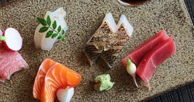‘Exquisitely cut and shimmeringly fresh’: Tom savours the sashimi