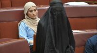 WA senator slams Hanson’s stunt as deeply disrespectful to Muslim Australians, warning it trivialises a religious garment for cheap political theatre