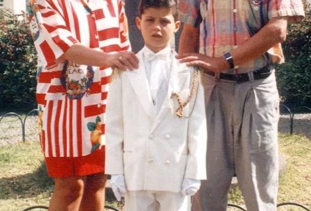 Cristiano Ronaldo admits to never really knowing his father (right), but he has shaped his life