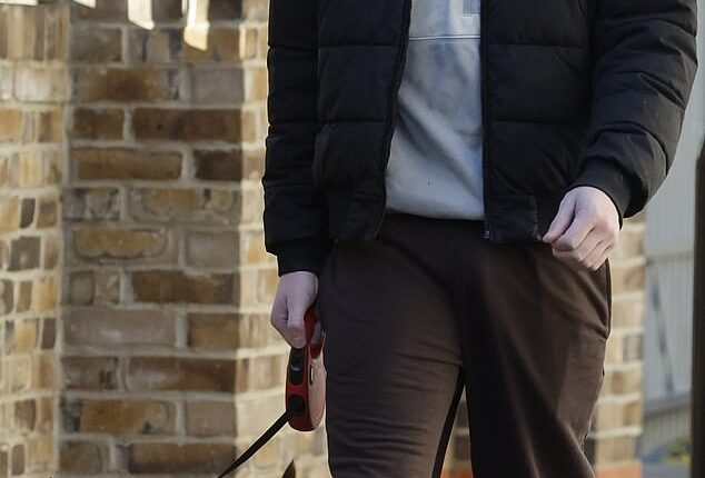 Freddy, who has moved into his grandmother's house in Bermondsey, south-east London, was spotted going for a walk yesterday. He also seems to have won the battle with his ex over who would keep their dog, Pablo