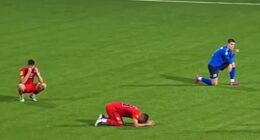 The heartbreaking moment top-flight footballers learned their manager had died on Sunday