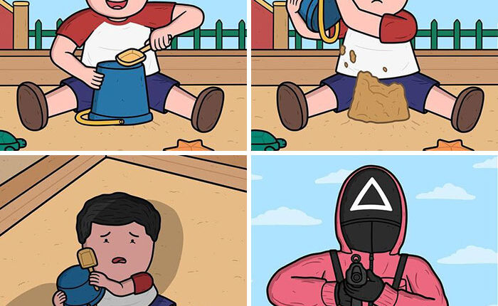 This Artist Makes Dark Humor Comics With Surprising Endings (30 Pics)