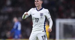 Phil Foden played as a false nine after coming on as a substitute against Serbia on Thursday