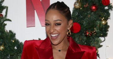 Tia Mowry Sparks Questions Mystery Man Hand Appears In Selfie Photo Cory Hardrict