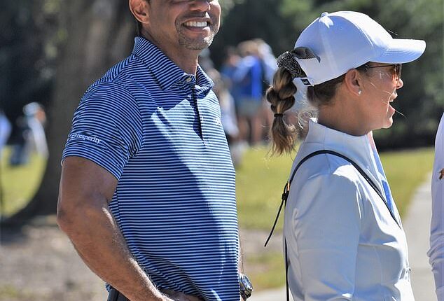 Tiger Woods is continuing to fight through the pain in his back to try and get back to playing