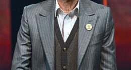 Tom Hanks, 69 played leading man Bert Allenberry, in the opening night of This World of Tomorrow at The Shed in New York